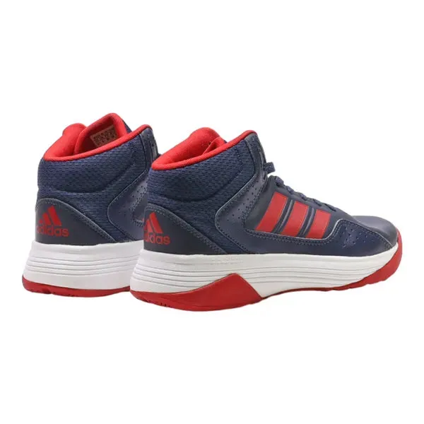 ADIDAS High Top Trainers Blue Synthetic Womens UK 4