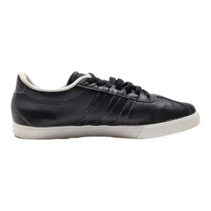 ADIDAS Low Top Trainers Black Leather Mens UK 6