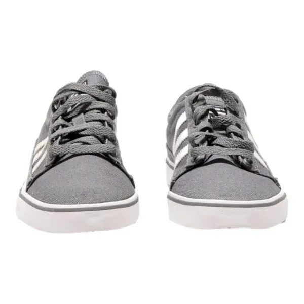 ADIDAS Low Top Trainers Grey Canvas Womens UK 6