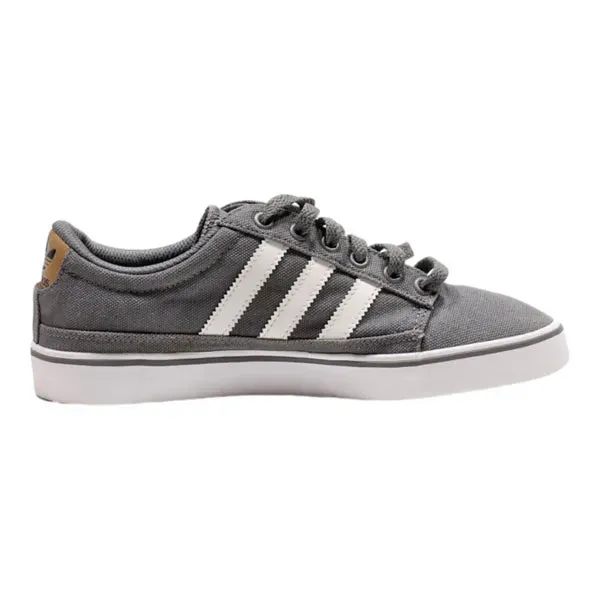 ADIDAS Low Top Trainers Grey Canvas Womens UK 6