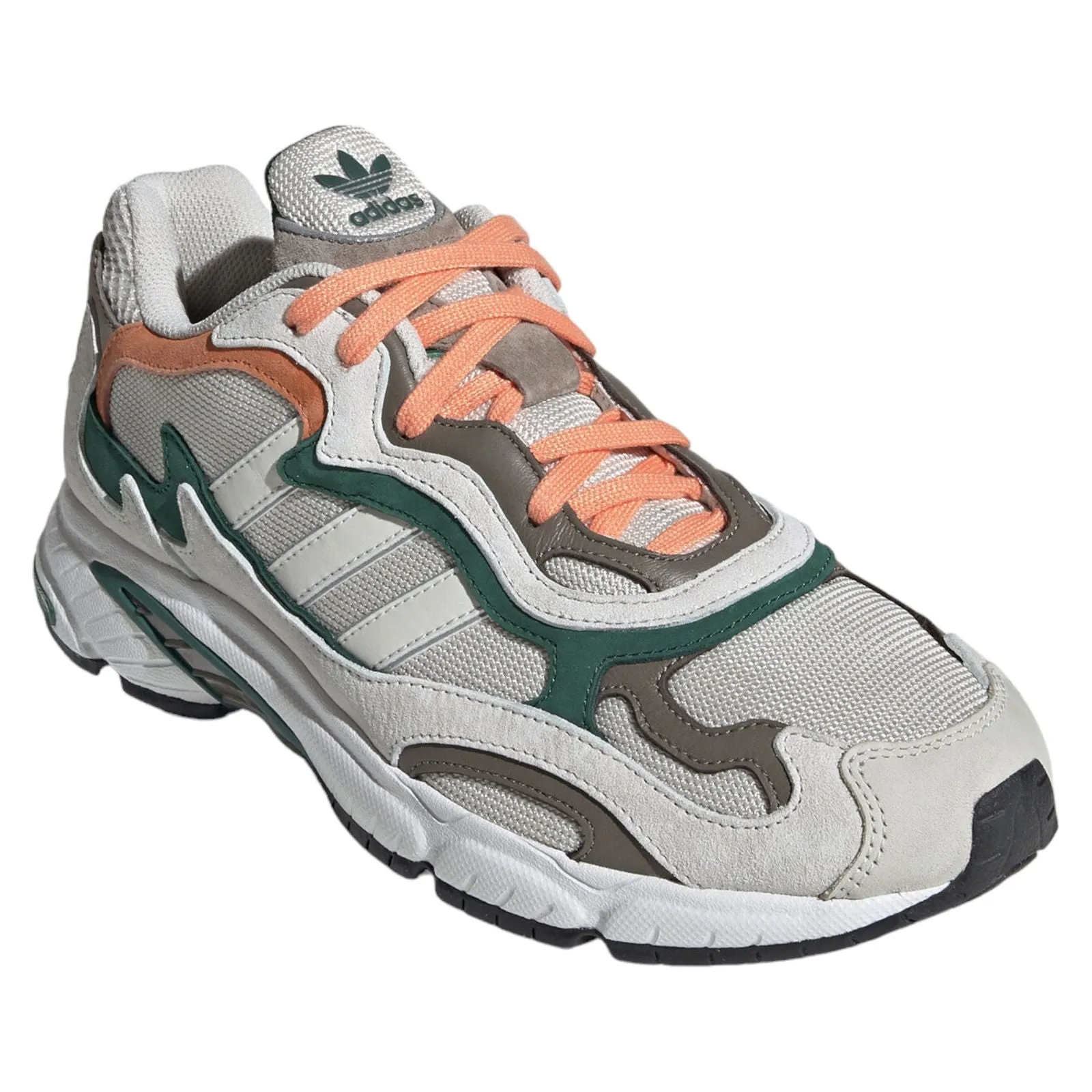 adidas Originals Temper Run Trainers - Grey Green Orange