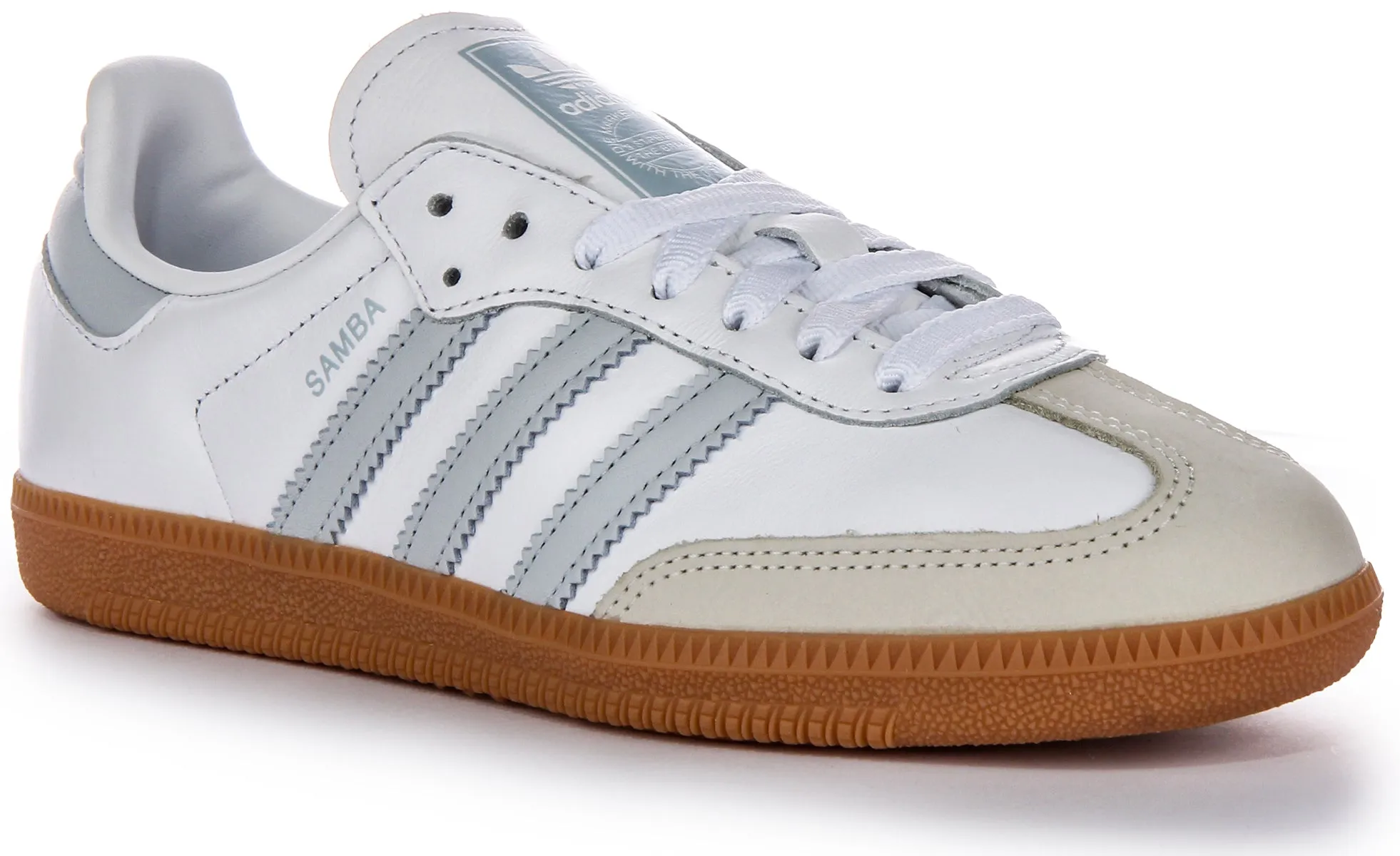 Adidas Samba OG In White Grey For Women