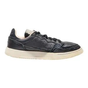 ADIDAS Supercourt Sneaker Trainers Black Leather Mens UK 6.5