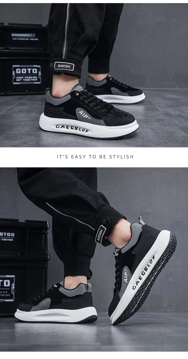 All-Match Platform Height Increasing Sports Trendy Casual Men's Shoes