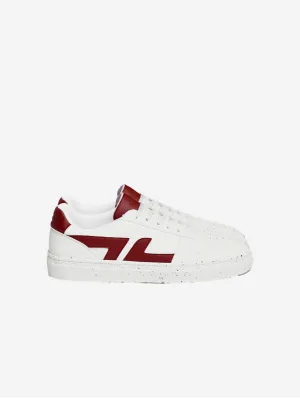 Alpha Vintage Grape Leather Vegan Sneakers | Red