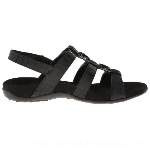 Amber Walking Sandal in Black