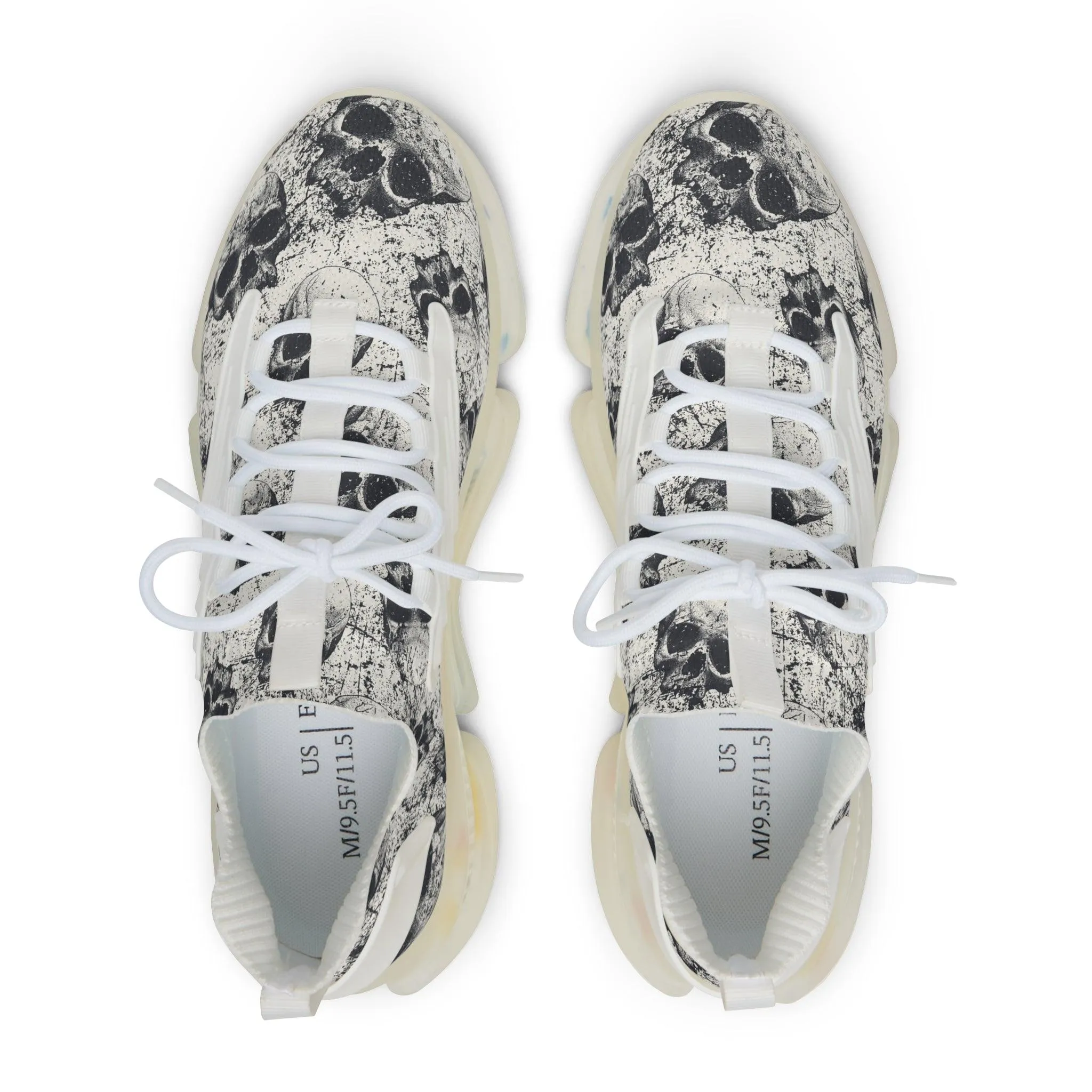 Ancient Skulls Men's Mesh Sneakers