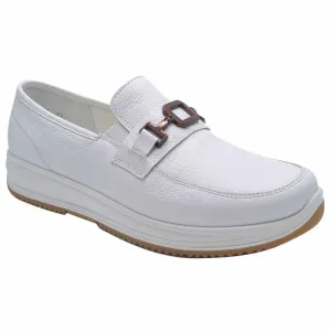 Ara Womens White Osaka Loafers 12-25528-04