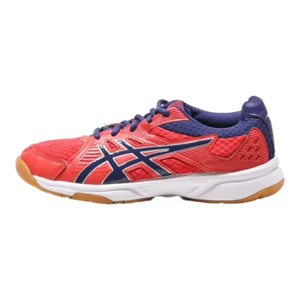 ASICS Sneaker Trainers Red Synthetic Womens UK 3.5