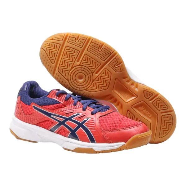 ASICS Sneaker Trainers Red Synthetic Womens UK 3.5