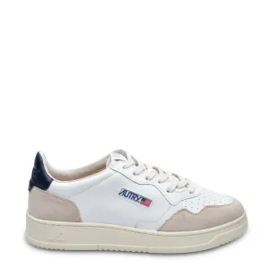 Autry Medalist Low Leather / Suede White / Blue Trainers