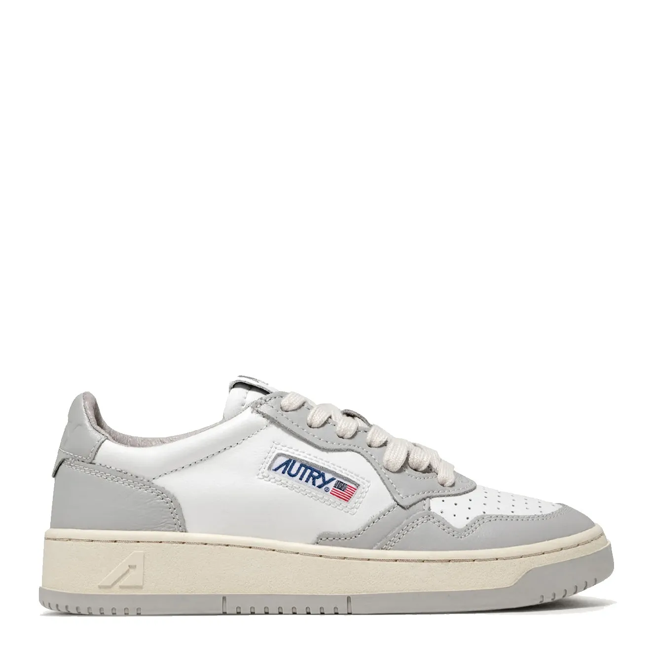 Autry Medalist Low Leather / White / Vapour Trainers