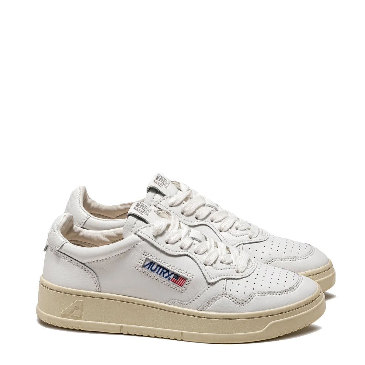 Autry Medalist Low Trainers White / White