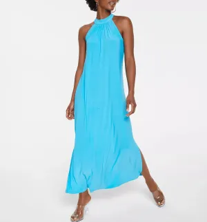 Bar III Women's Halter Side-Slit Dress