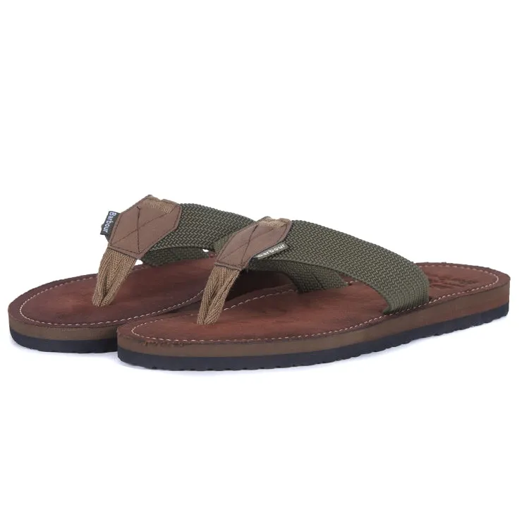 Barbour Toeman Beach Sandal - Olive