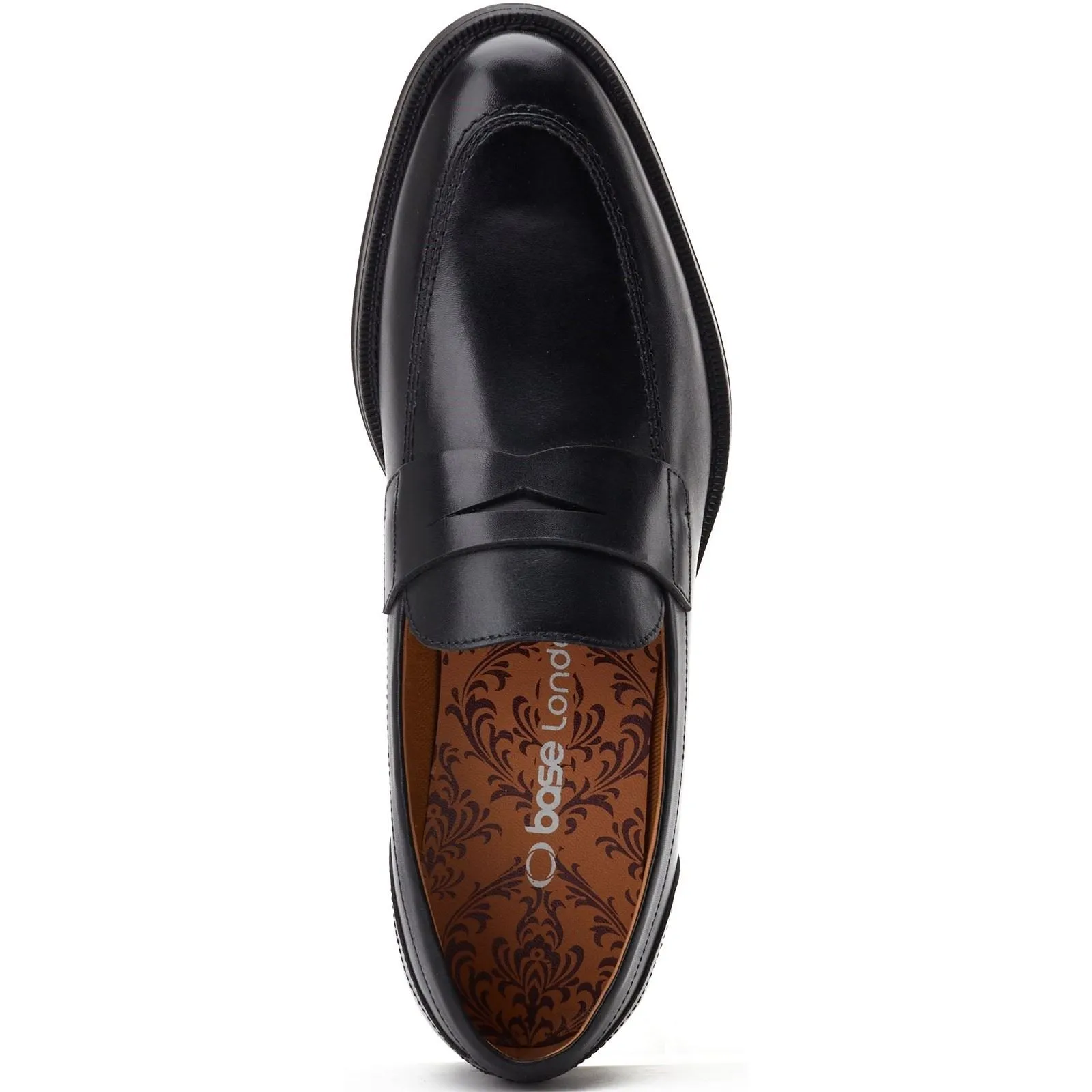 Base London Kennedy Slip On Leather Loafers