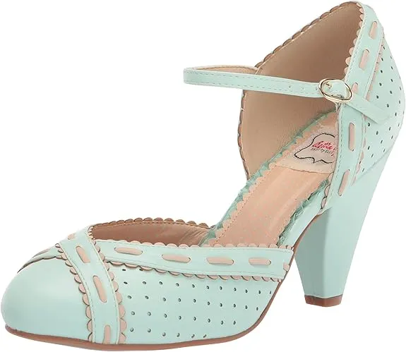 Bettie Page Sidney Stitching Detailed Pumps