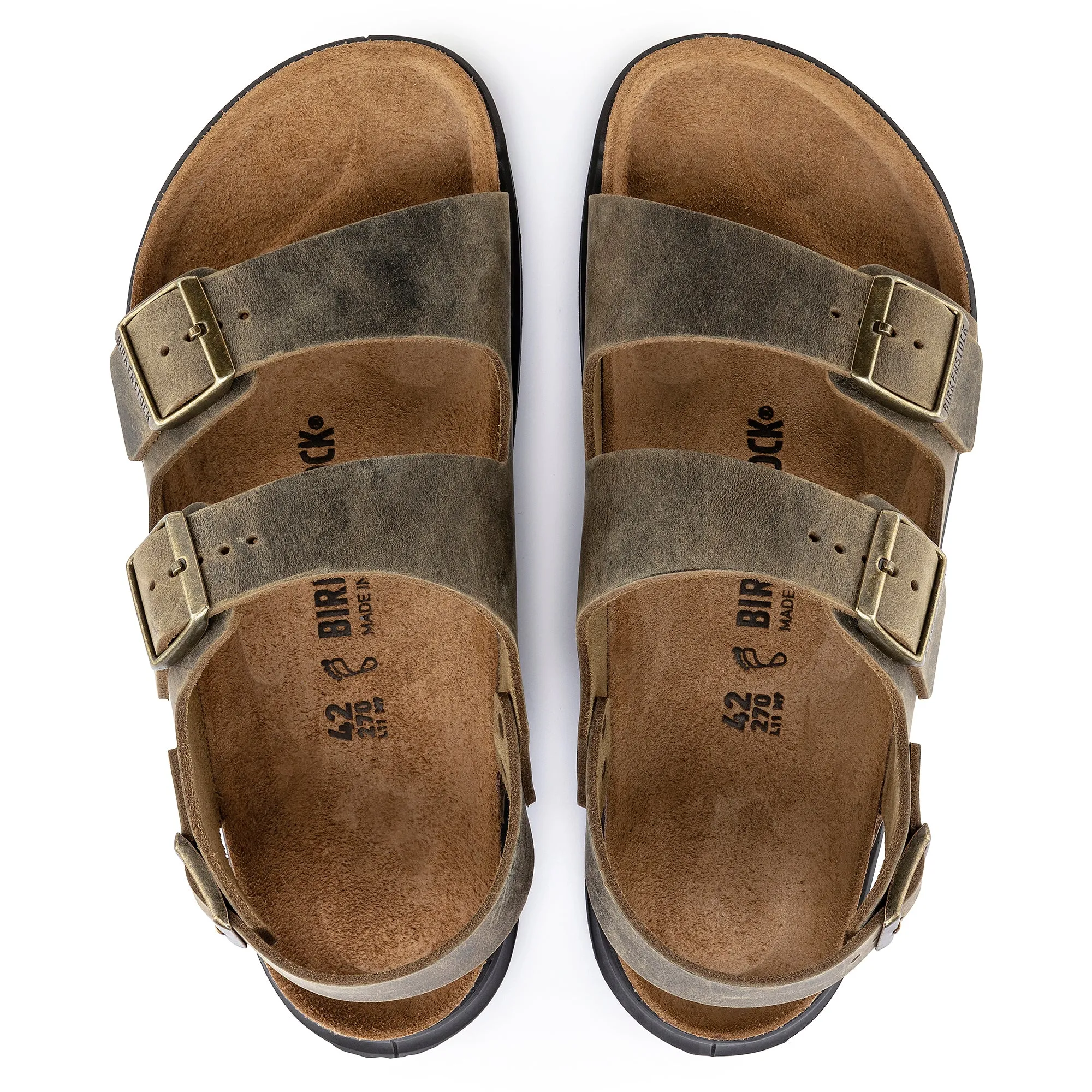 Birkenstock Milano Rugged Oiled Leather Men's