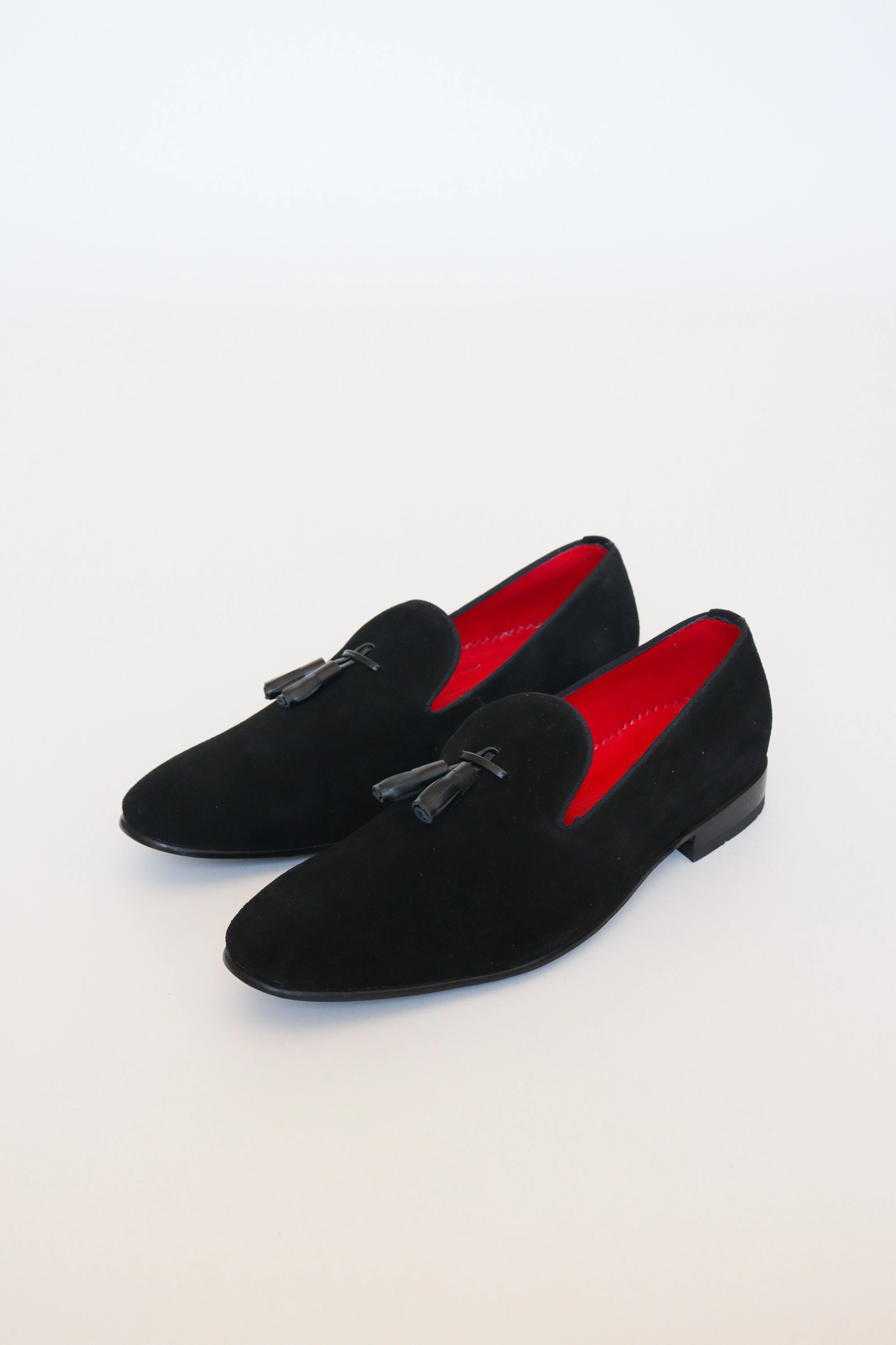 Bold Elegance Black Loafers