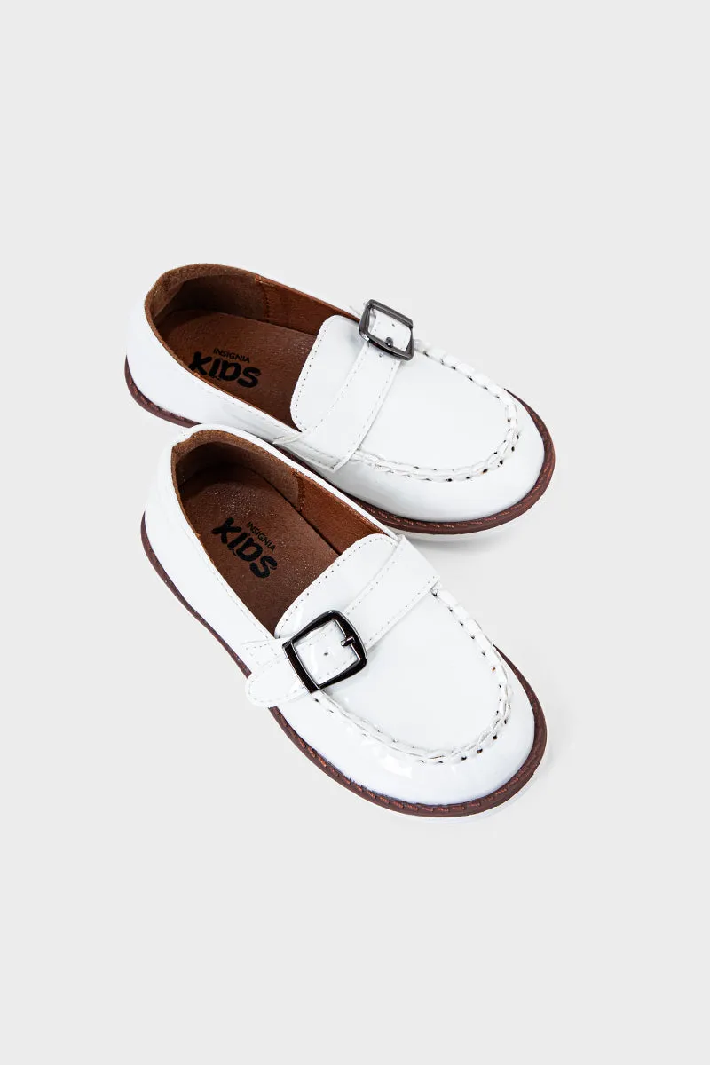 Boys Formal Loafer BF9502-White