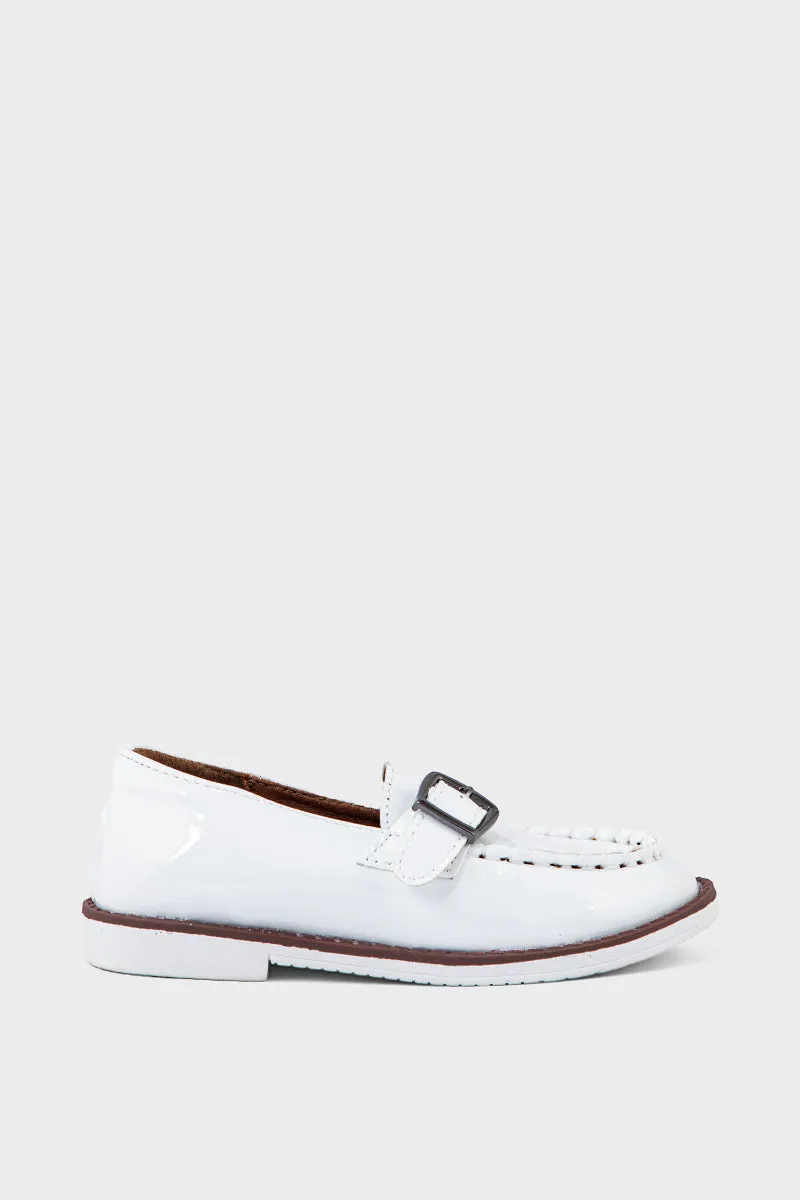 Boys Formal Loafer BF9502-White