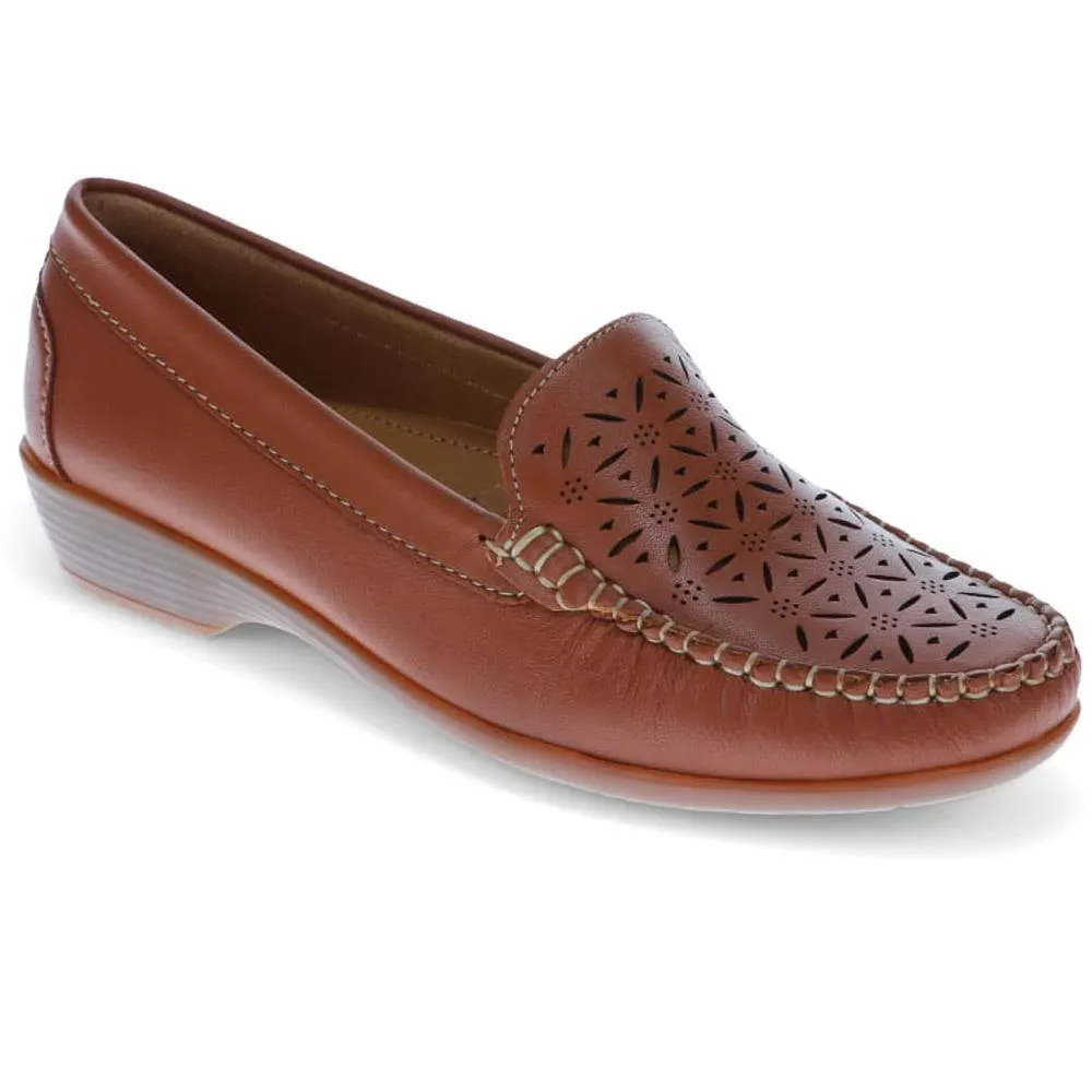 Breathable Leather Moccasins - NAP39017 / 326 160