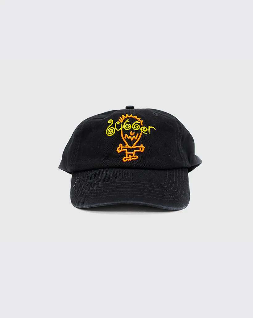 Butter Goods Dizzy 6 Panel Hat - Black