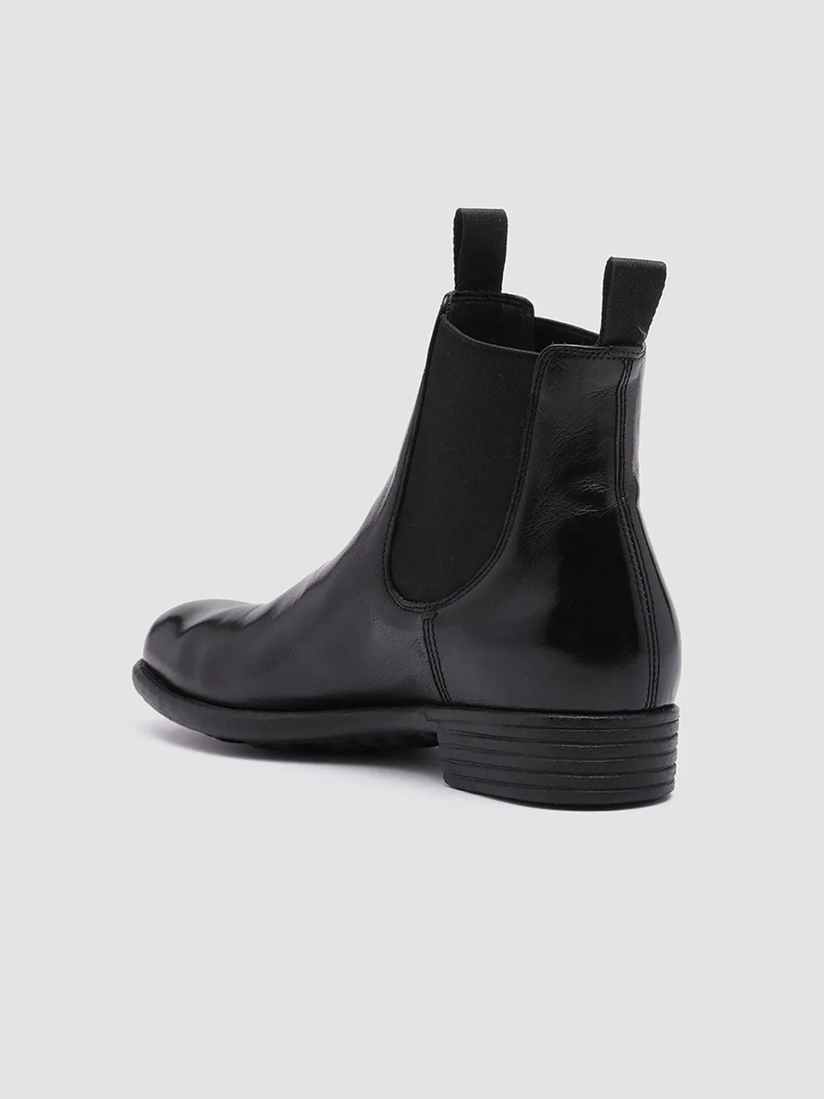 CALIXTE 004 - Black Leather Chelsea Boots