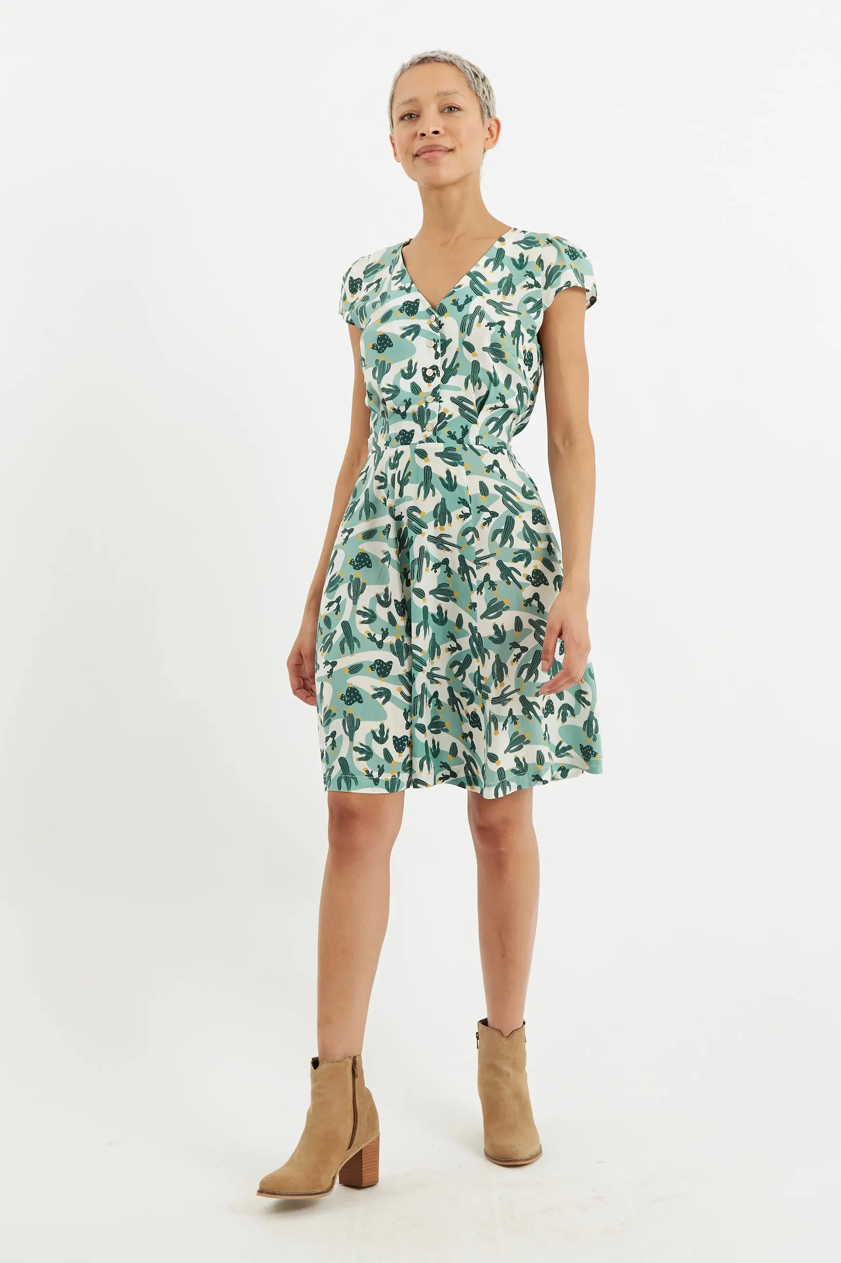 Cathleen Arizona Print Mini Dress