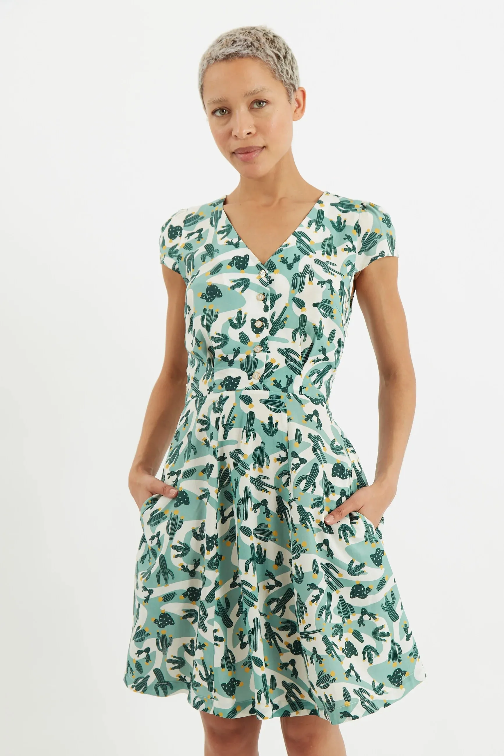 Cathleen Arizona Print Mini Dress