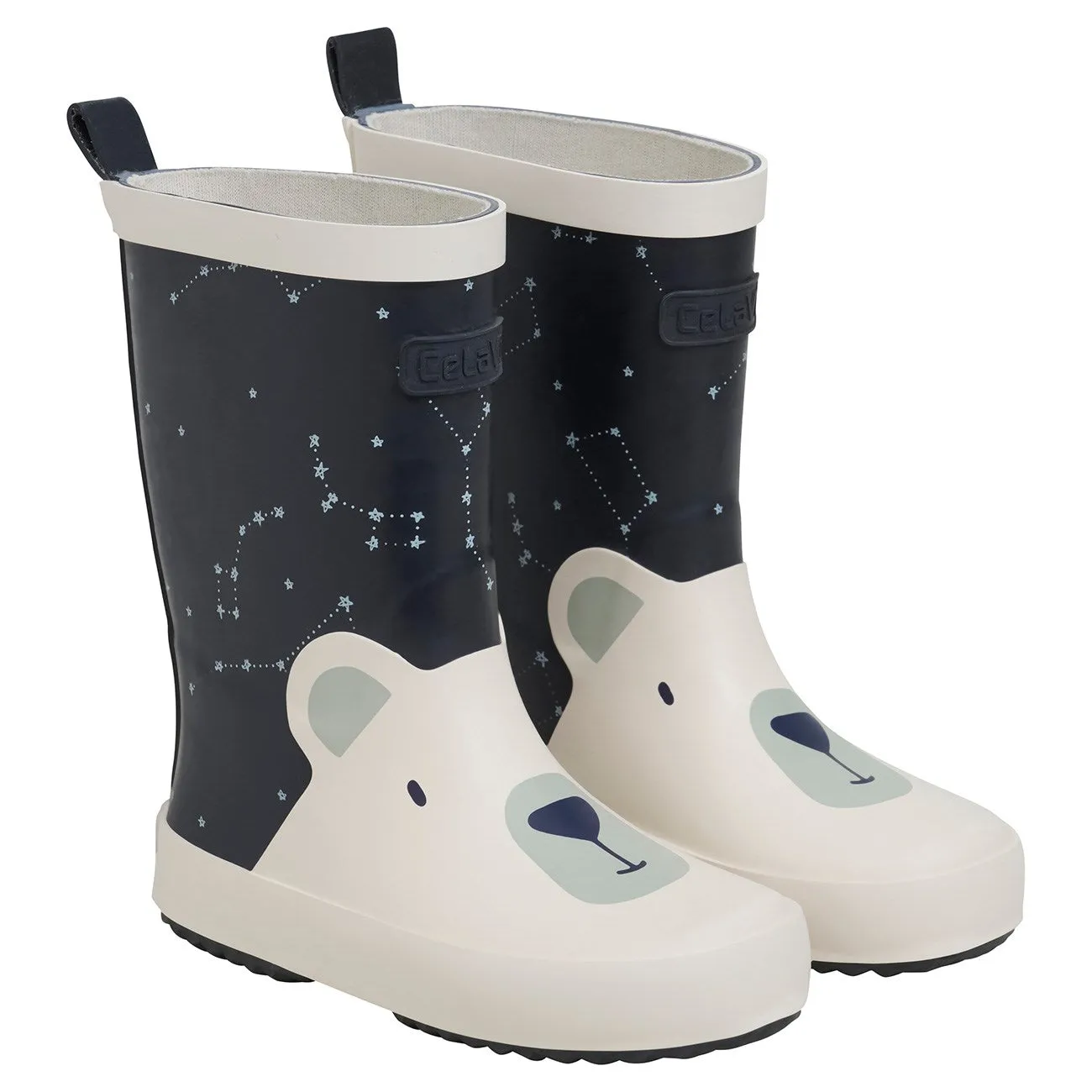 CeLaVi Navy Wellington Boots - Bear