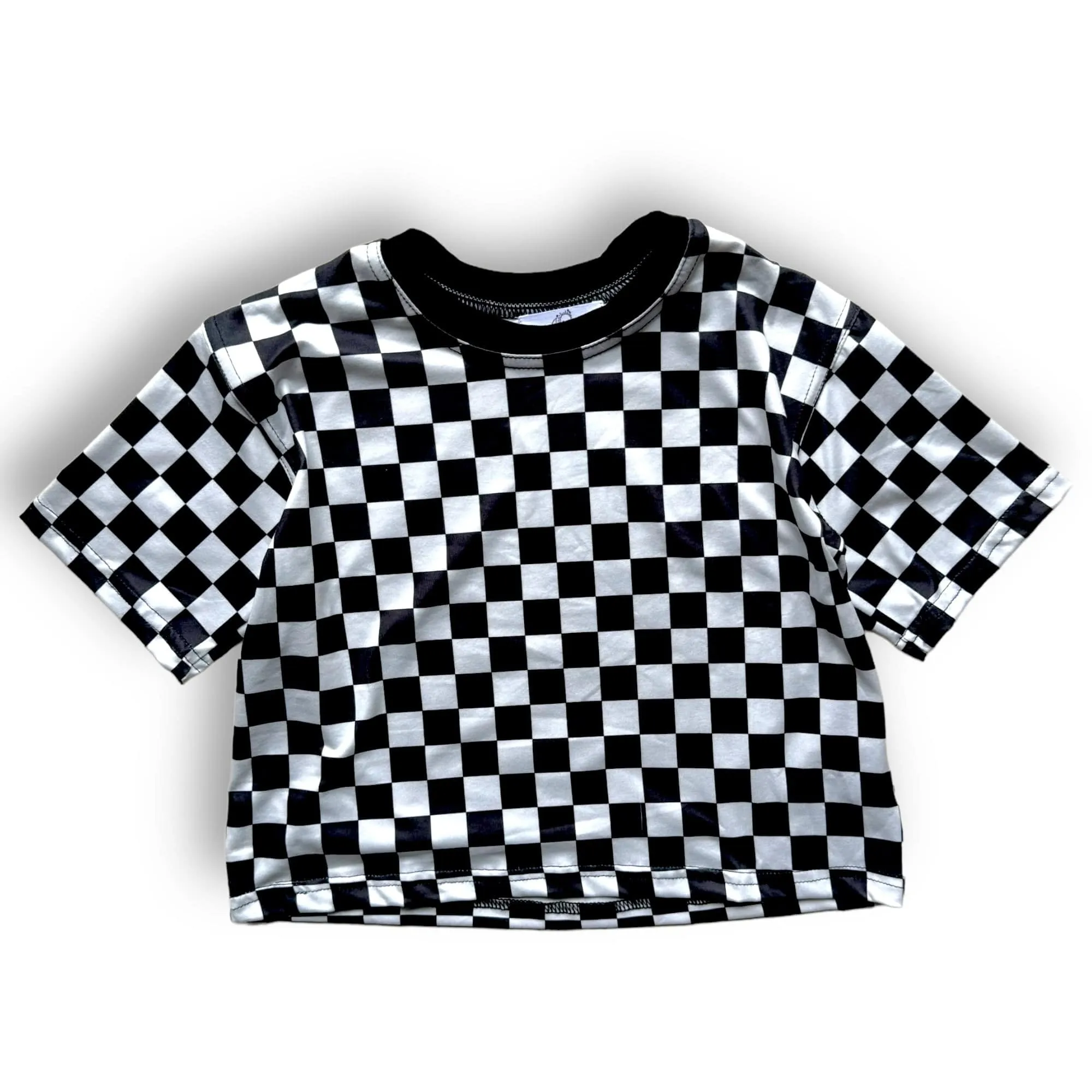 Checked Out Oversized Tee