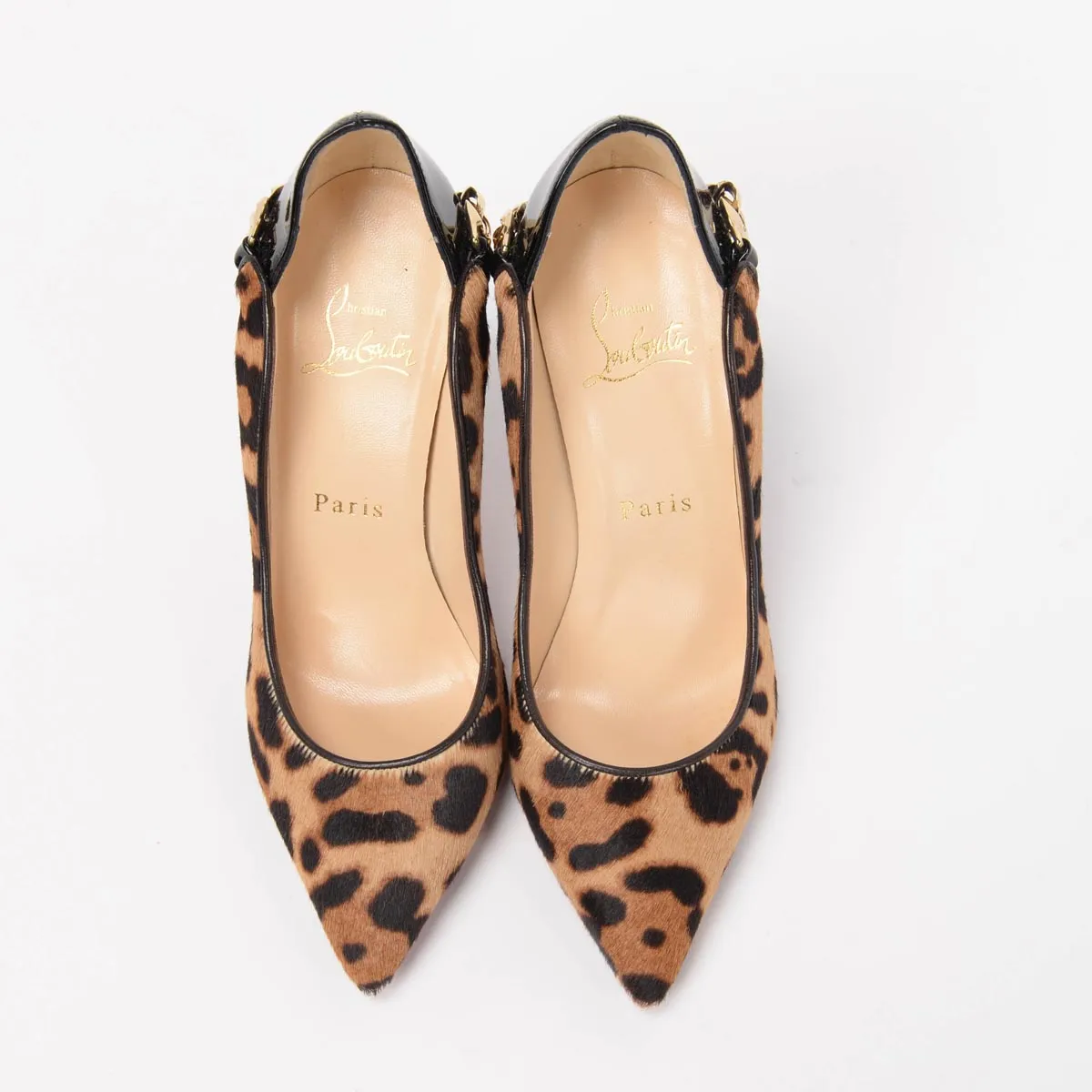 Christian Louboutin Leopard Calf Hair Dorepi Pumps