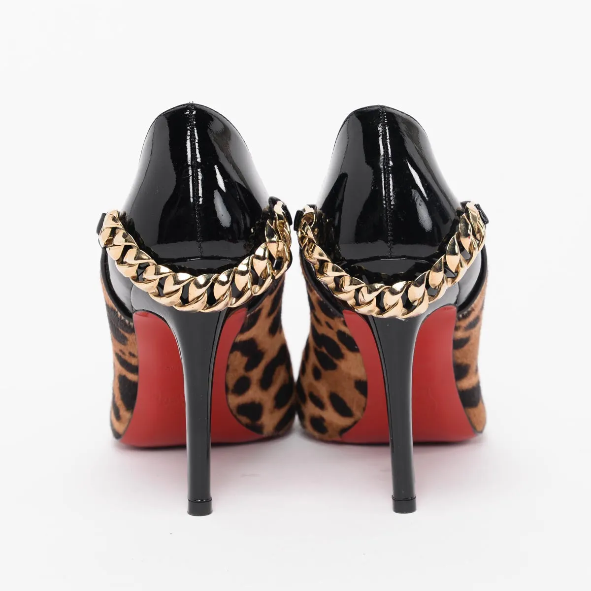 Christian Louboutin Leopard Calf Hair Dorepi Pumps