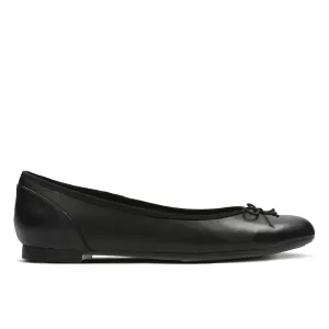 Clarks Couture Bloom Black Leather - Standard Width