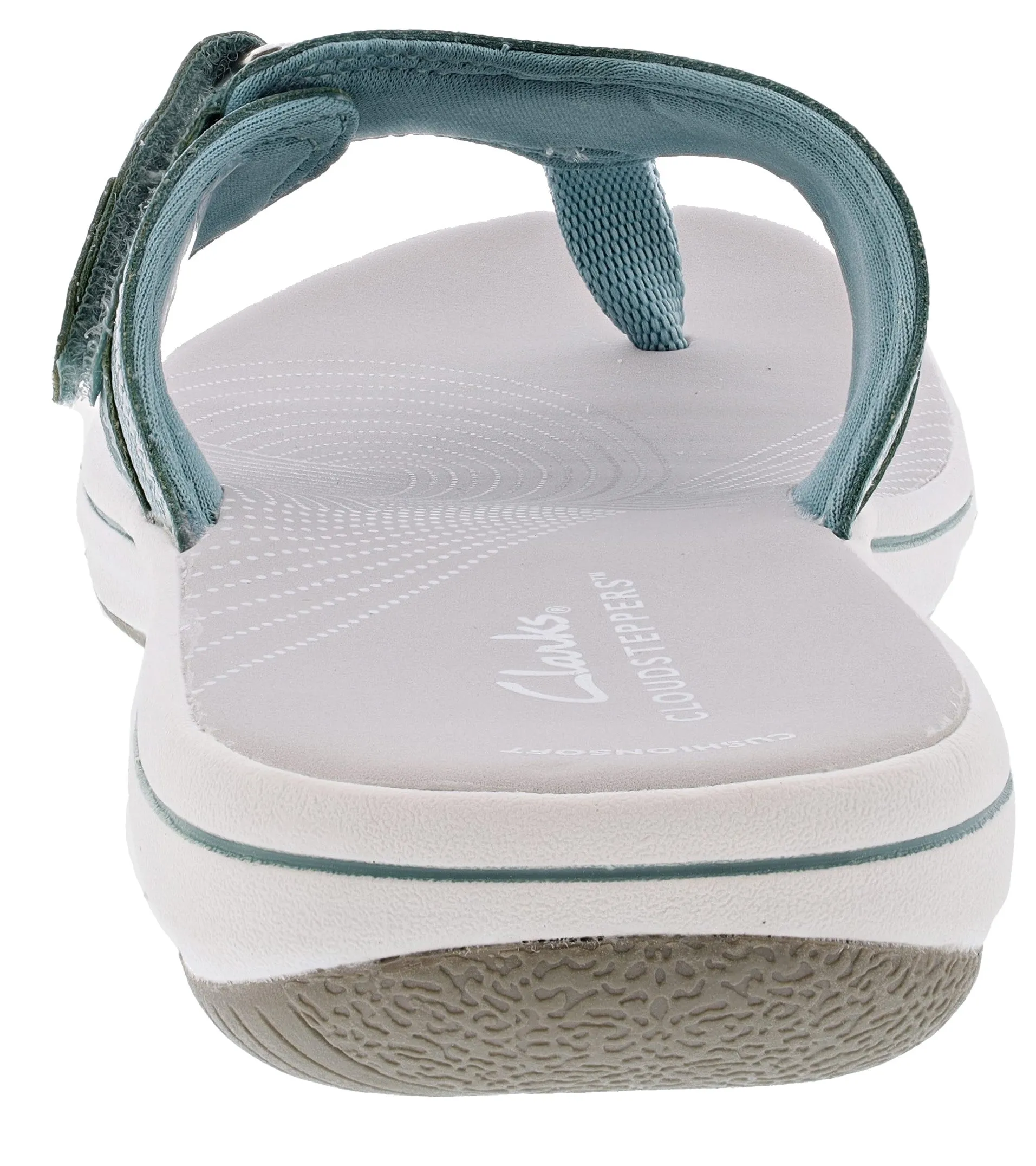 Clarks Women's Breeze Sea Adjustable Strap Comfort Flip Flops