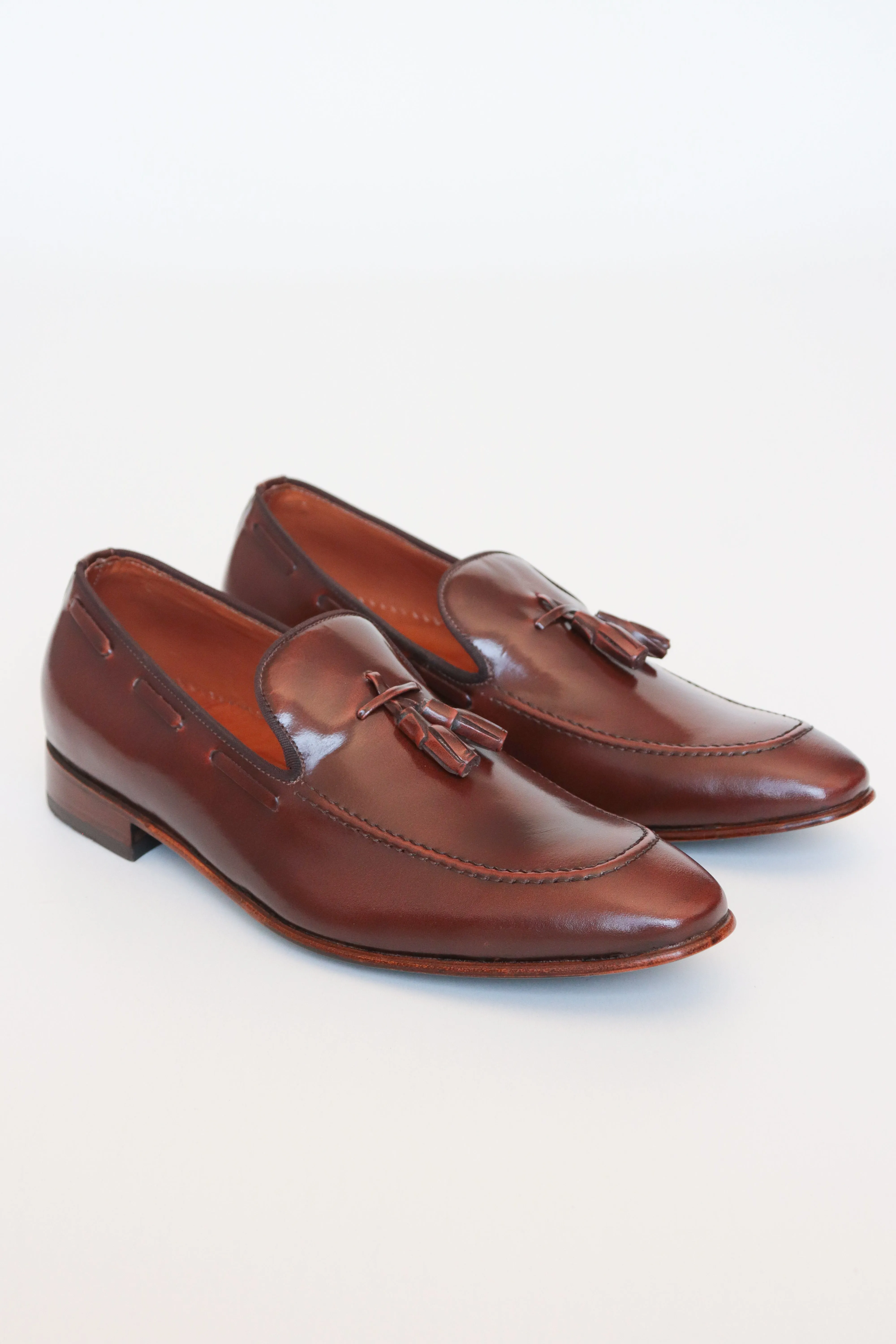 Classic Brown Leather Loafers