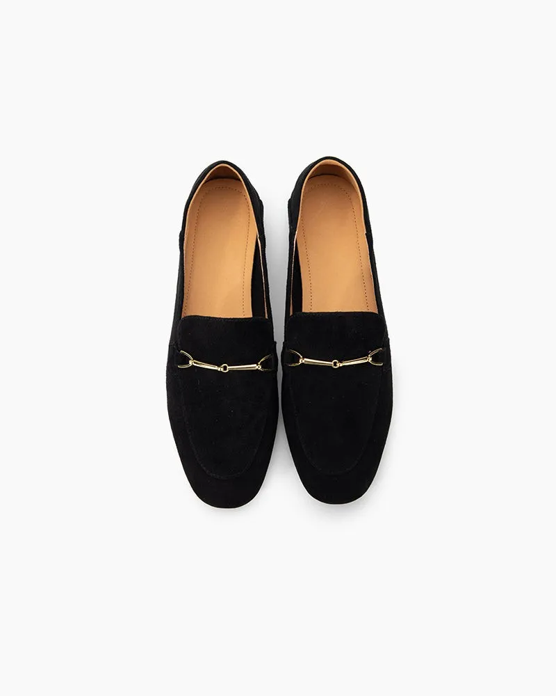 Classic Elegance Suede Slip-On Loafers