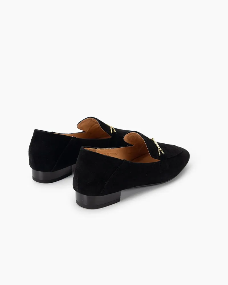 Classic Elegance Suede Slip-On Loafers