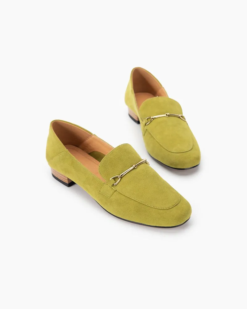 Classic Elegance Suede Slip-On Loafers