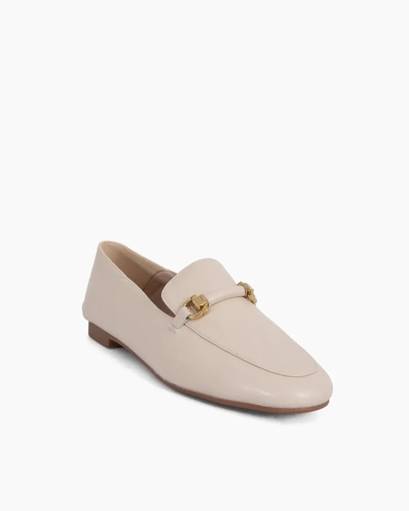 Comfortable Penny Round Toe Leather Flat Loafers