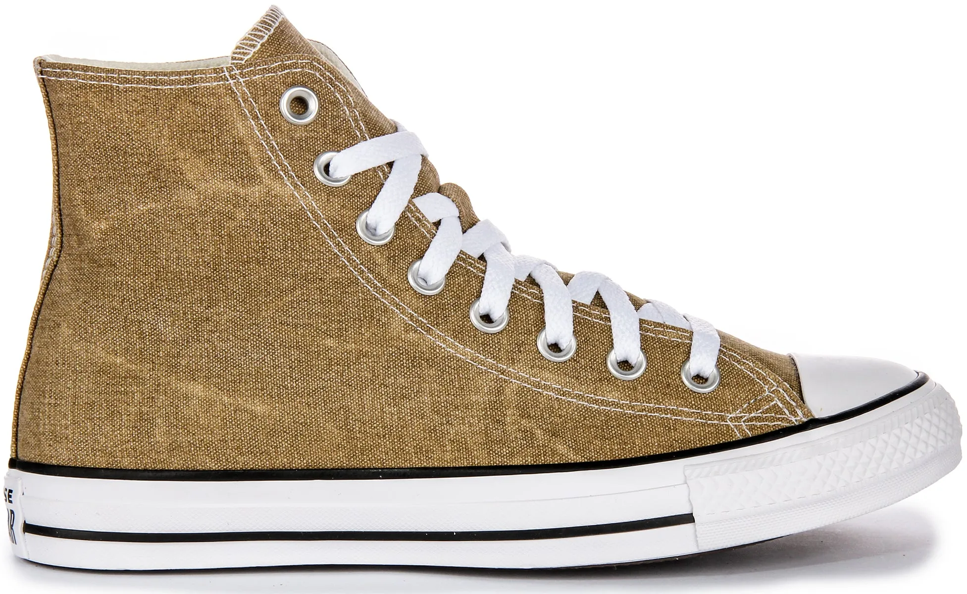 Converse All Star Hi A07456C In Light Brown Washed