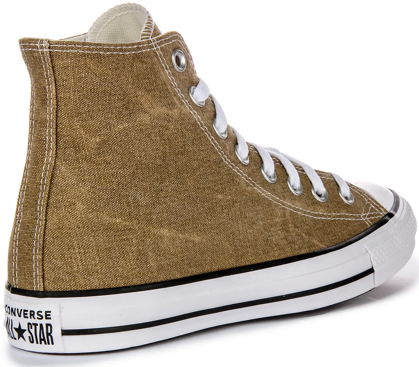 Converse All Star Hi A07456C In Light Brown Washed