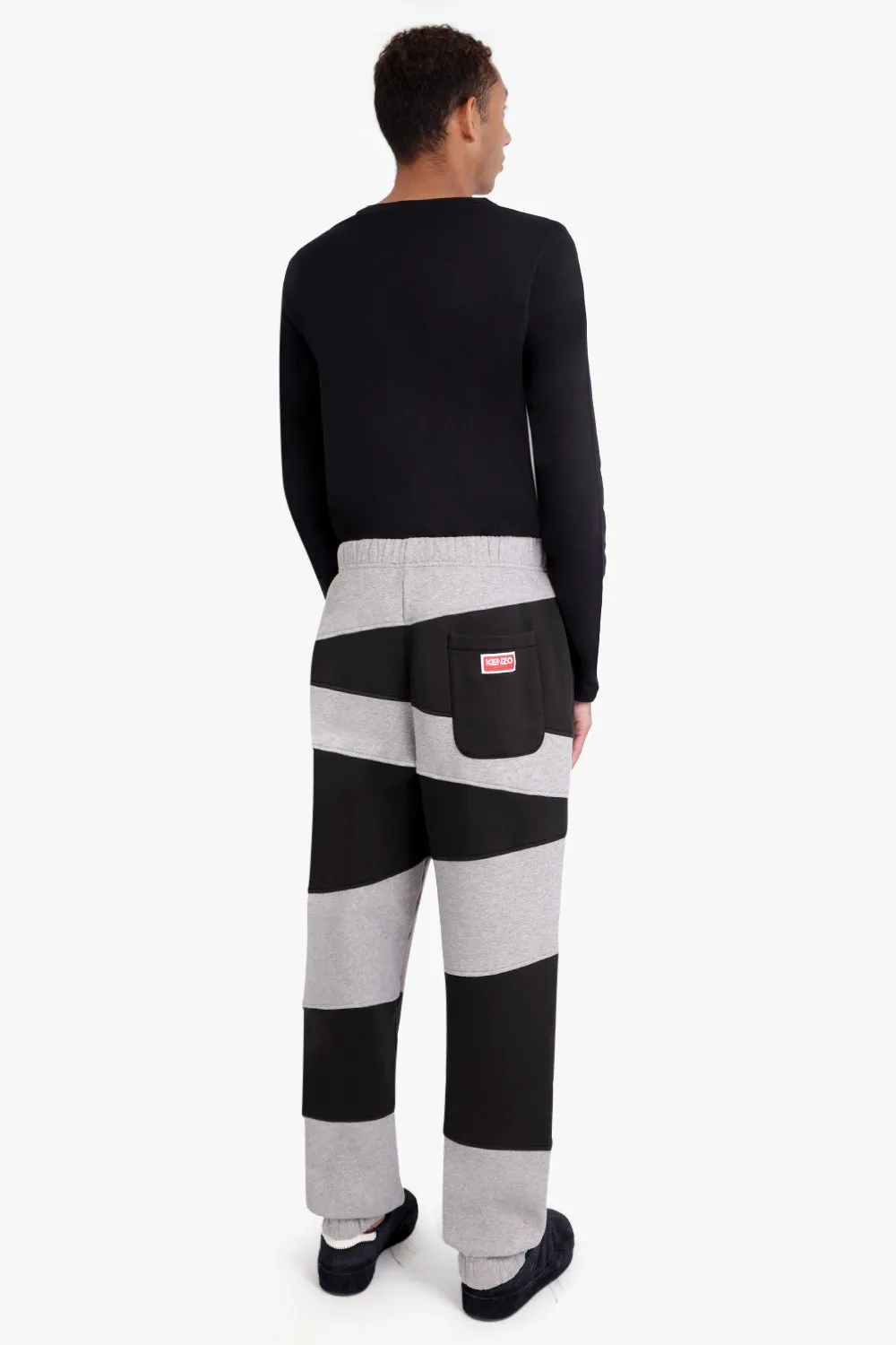 Dazzle Stripe Jog Pant | Black