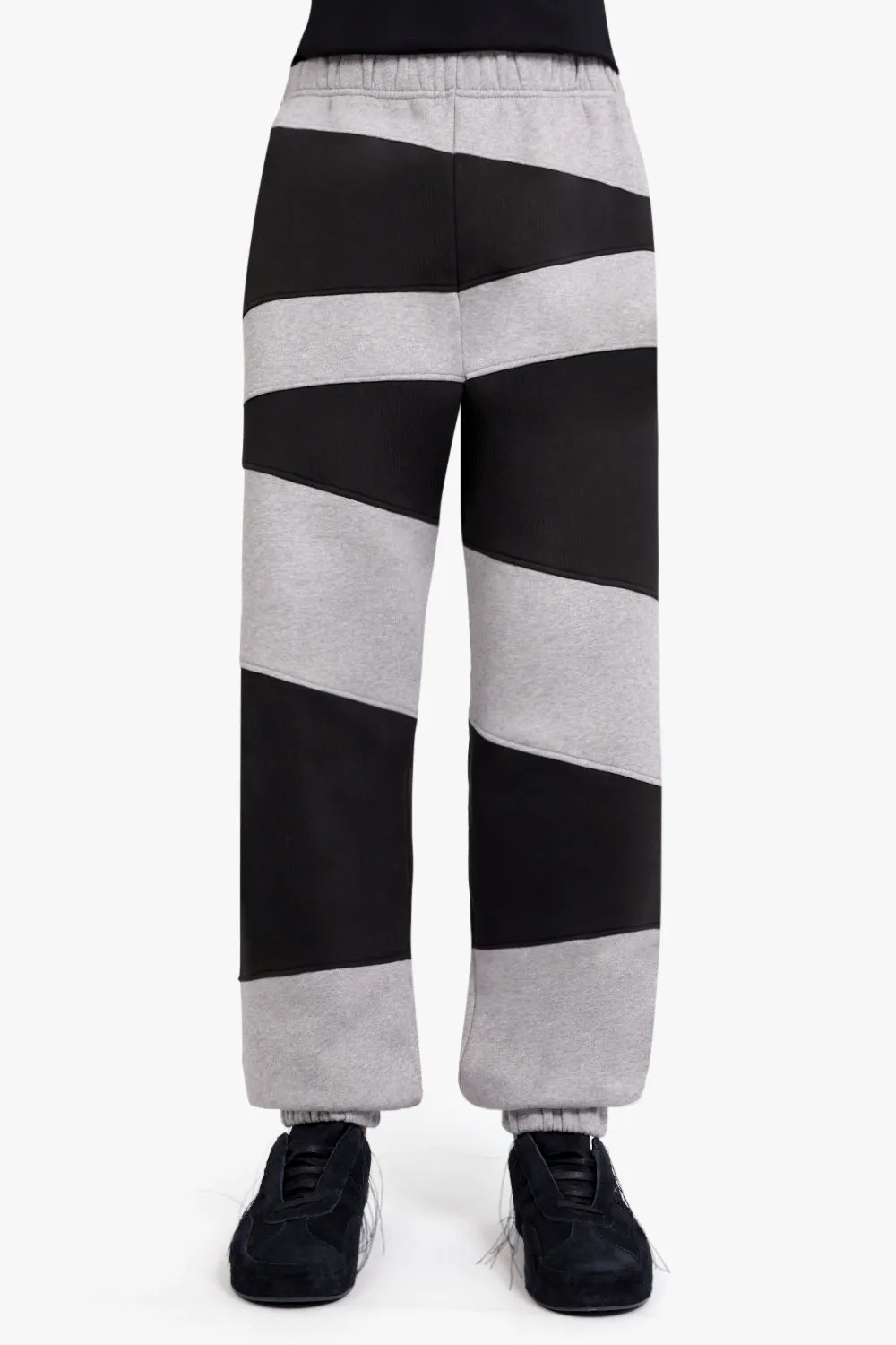 Dazzle Stripe Jog Pant | Black