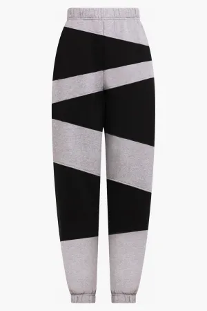 Dazzle Stripe Jog Pant | Black