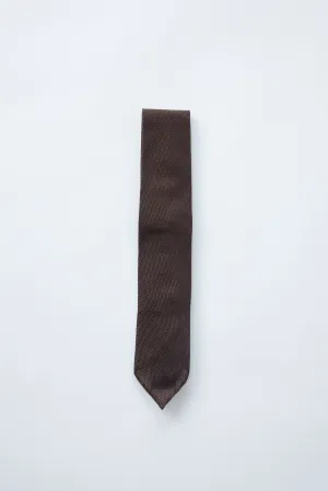 Elk Brown Grenadine Tie