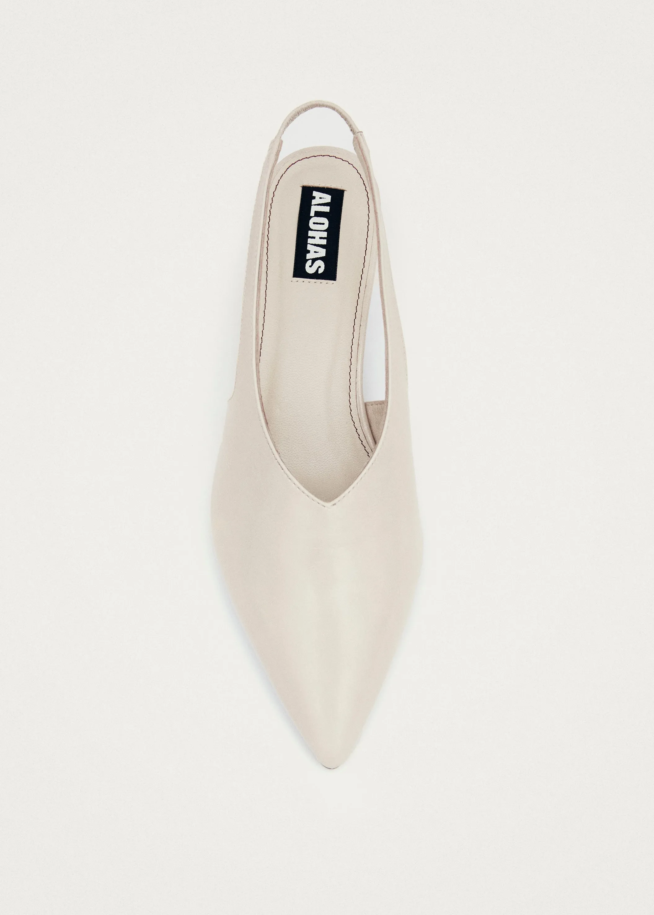 Eros Cream Leather Pumps