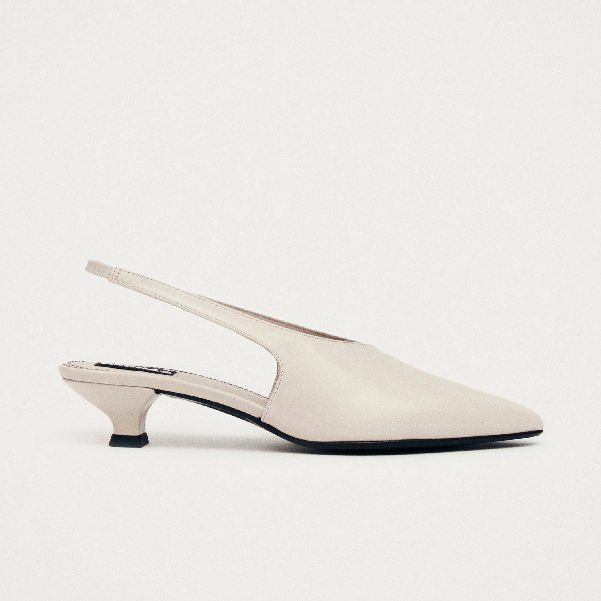 Eros Cream Leather Pumps