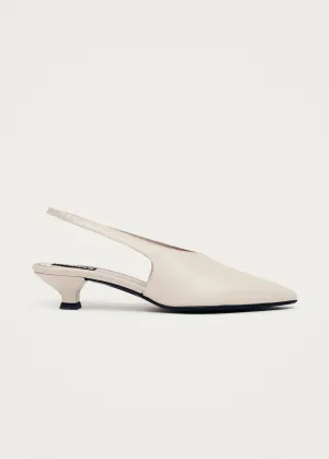 Eros Cream Leather Pumps